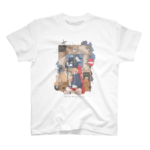 「ねことベーカリー🥖」夜ver. Regular Fit T-Shirt