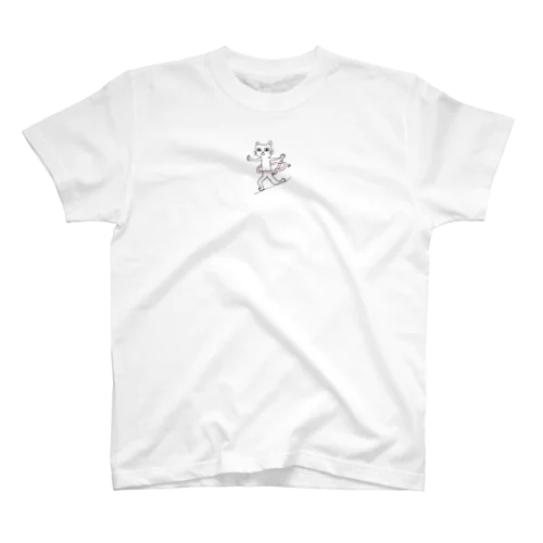 フラフープにゃんこ Regular Fit T-Shirt