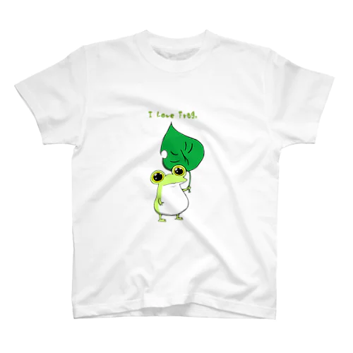 【新品】BECK カエルイラスト Tシャツ Lサイズ 子守（カエル） レディースTシャツを購入|デザインTシャツ通販