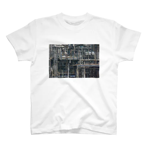 工場・配管 Regular Fit T-Shirt