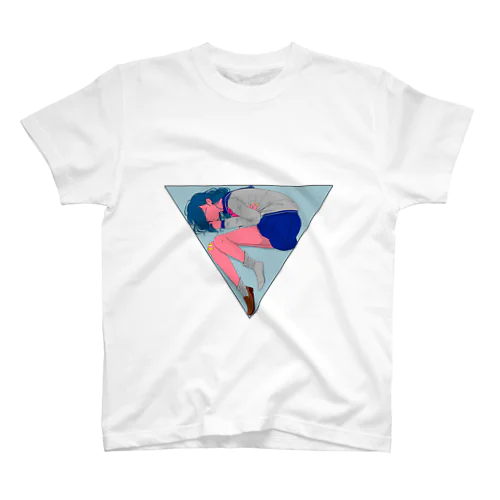 不安女子 Regular Fit T-Shirt