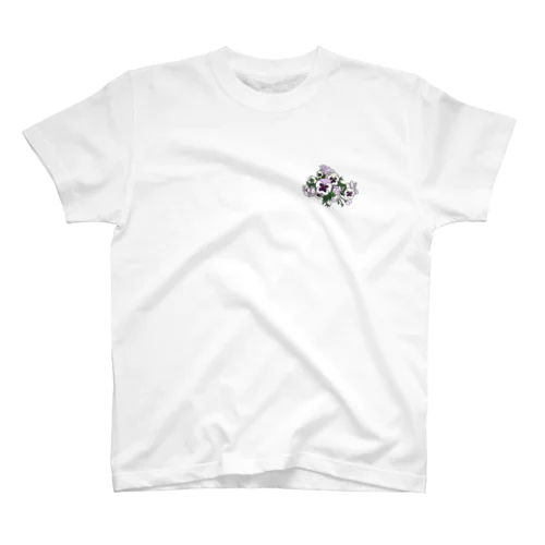 みちばたのパンジー Regular Fit T-Shirt