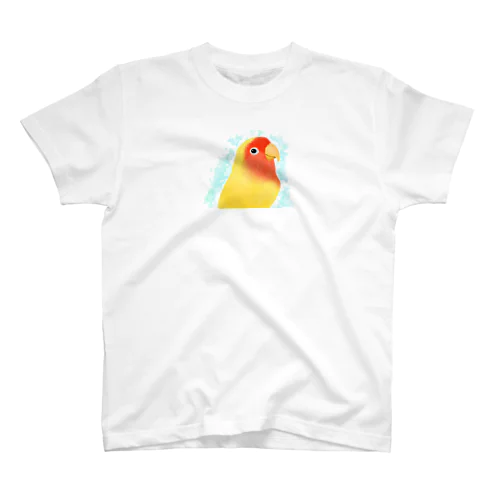 ほんわかコザクラインコ　ルチノー【まめるりはことり】 Regular Fit T-Shirt