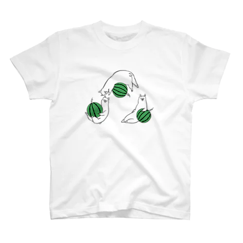 夏とスイカとアルパカと Regular Fit T-Shirt