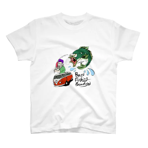 bass　fishing　paradise Regular Fit T-Shirt