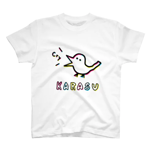 鳴くからす Regular Fit T-Shirt