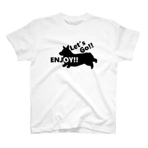 ENJOY CORGI Regular Fit T-Shirt