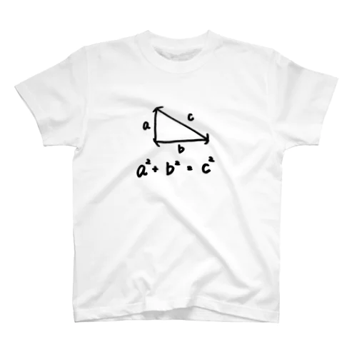 三平方の定理。 Regular Fit T-Shirt