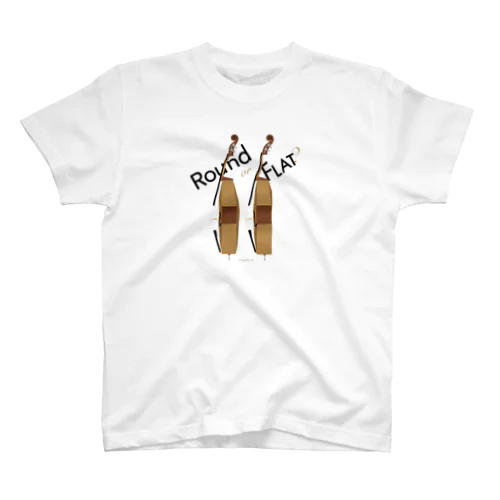 Round or Flat? Regular Fit T-Shirt