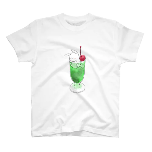 うさぎのクリームソーダ Regular Fit T-Shirt