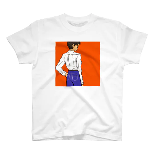 昭和漫画風ボーイ Regular Fit T-Shirt