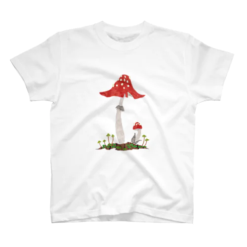 赤いきのこ Regular Fit T-Shirt