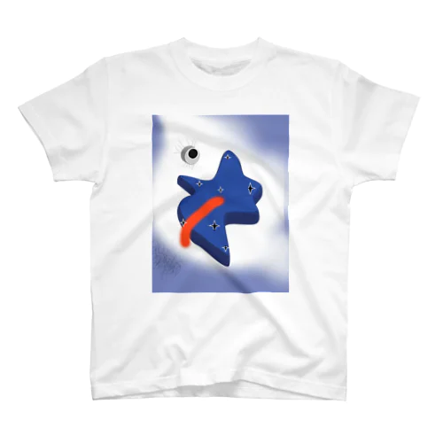 Oh BULE! 背景付き Regular Fit T-Shirt