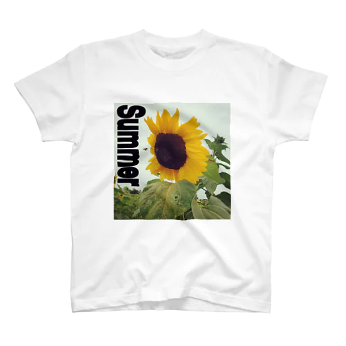Summer ヒマワリ Vacation Regular Fit T-Shirt