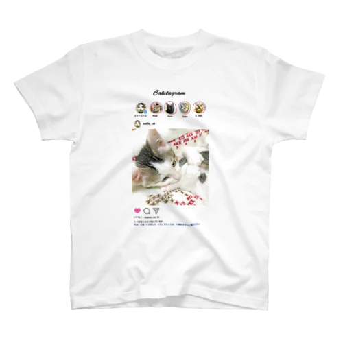 Catstagram　猫写真UPしたよ！ Regular Fit T-Shirt