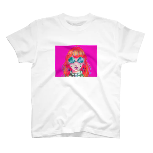 貝殻サングラス Regular Fit T-Shirt