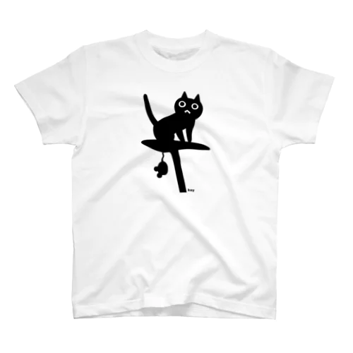サドルねこ・ブラック Regular Fit T-Shirt