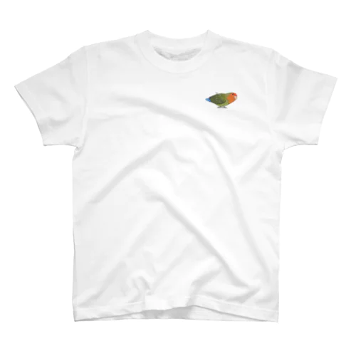 おすましコザクラインコ　きなこちゃん【まめるりはことり】 Regular Fit T-Shirt