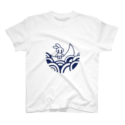 月の舟とうさぎ Regular Fit T-Shirt