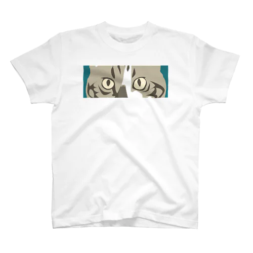 猫の目　碧色 Regular Fit T-Shirt