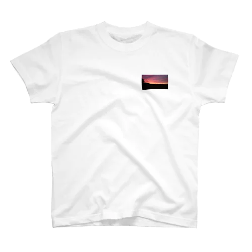 しらさぎ荘の夕暮れ Regular Fit T-Shirt