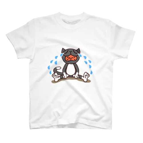 くつ下ねこさん（号泣） Regular Fit T-Shirt