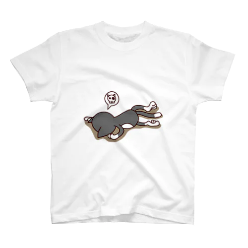 くつ下ねこさん（燃え尽きる） Regular Fit T-Shirt