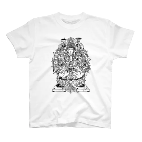 ハードコア観音tシャツ　淡いボディver Regular Fit T-Shirt