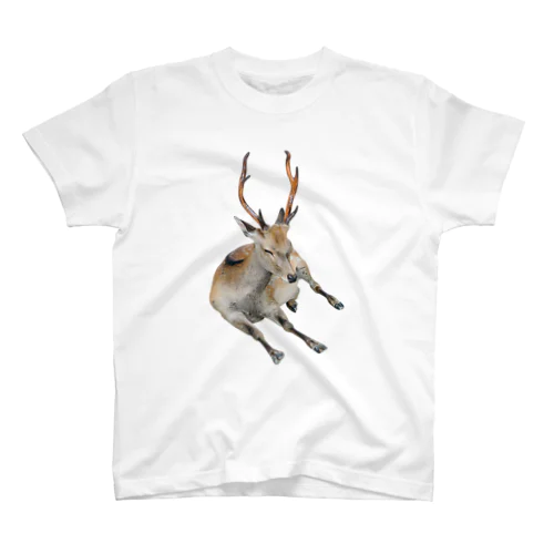 Meryll Rogge 鹿イラスト Tシャツ 描き下ろし 牧瀬紅莉栖 オールプリントTシャツ huke Ver