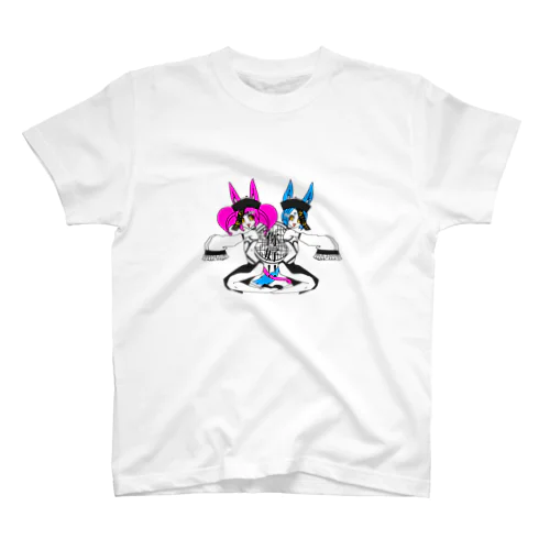 チャイナツインにゃんこ Regular Fit T-Shirt