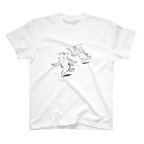 いちゃつく猫 Regular Fit T-Shirt