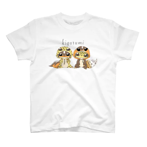 着ぐるみレオパ＆ニシアフ Regular Fit T-Shirt