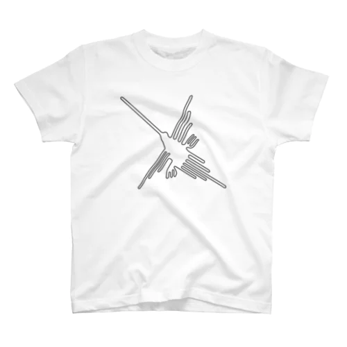黒＋白　2枚セット　送料込　ナスカの地上絵　Tシャツ　カラー違い可 送料無料 ナスカの地上絵 Tシャツ サイズ違い カラー違い可
