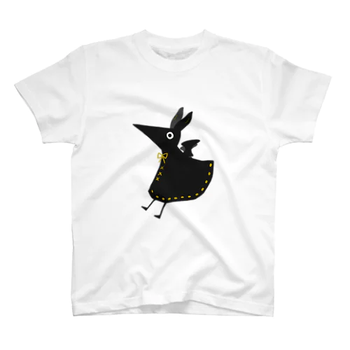 黒　むっくん Regular Fit T-Shirt