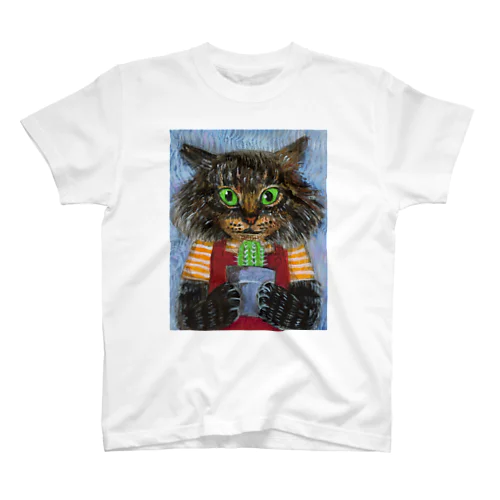 のっぴきならない/卒業猫モズク Regular Fit T-Shirt