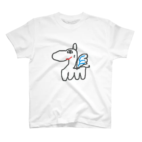 イケメンのペガサスが疲れている Regular Fit T-Shirt