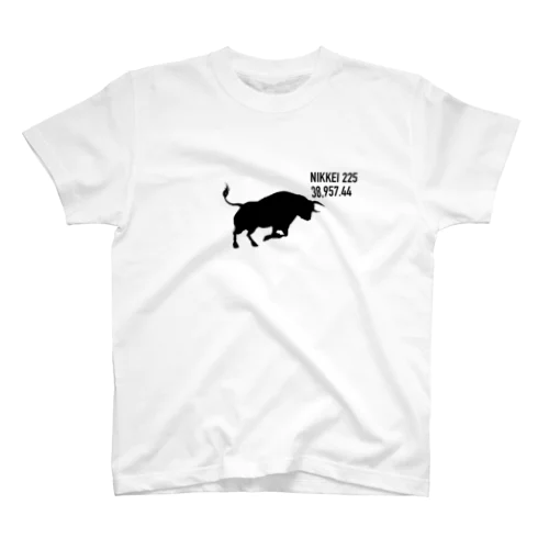 nikkei225_bull Regular Fit T-Shirt
