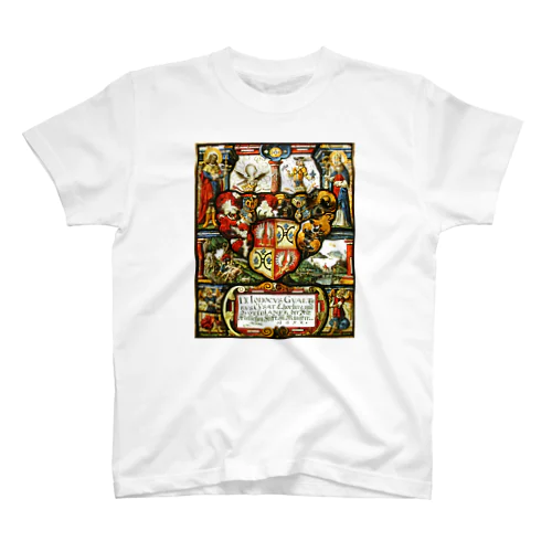 Armorial panel - スイスのステンドグラス - Regular Fit T-Shirt