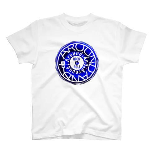 AROUND R&R　青黒 Regular Fit T-Shirt