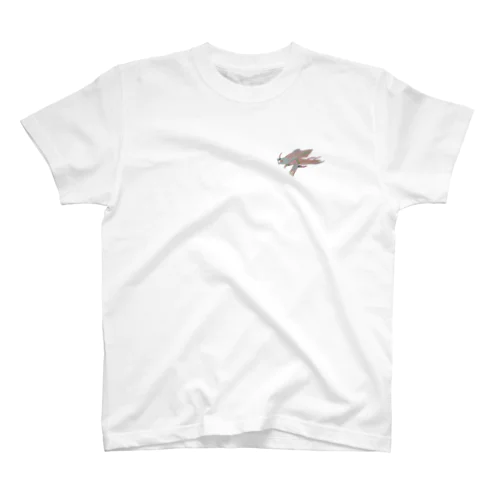 色えんぴつでかいた恐竜 Regular Fit T-Shirt