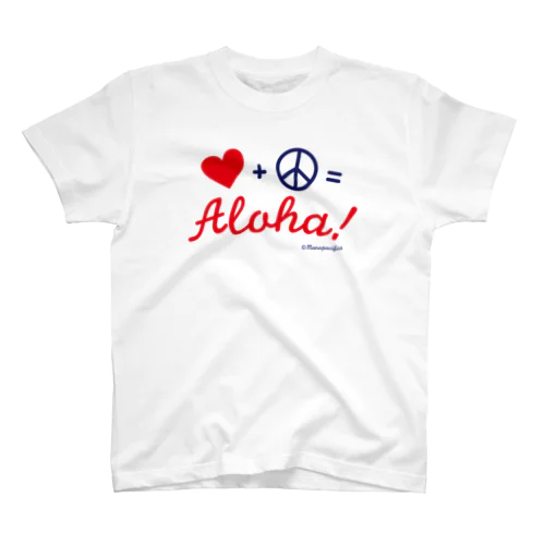 ラブ＋ピース=アロハ！ Regular Fit T-Shirt
