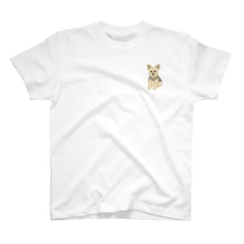YOSHUYUKI セカンドスキン Tシャツ 犬 ヨークシャーテリア YOSHUYUKI セカンドスキン Tシャツ 犬 ヨークシャーテリア