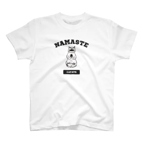 ナマステヨガ猫/yogaねこ Regular Fit T-Shirt