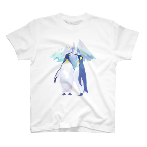 王様ペンギン（雪山） Regular Fit T-Shirt