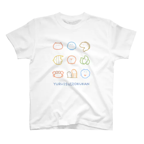 ゆるいすいぞくかん（カラフル） Regular Fit T-Shirt