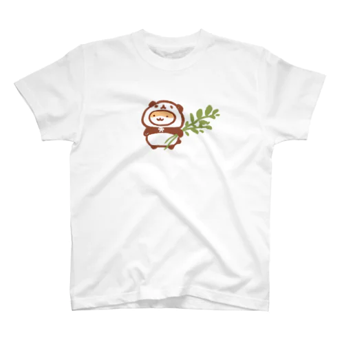 はむパンダ（後ろ姿なし） Regular Fit T-Shirt