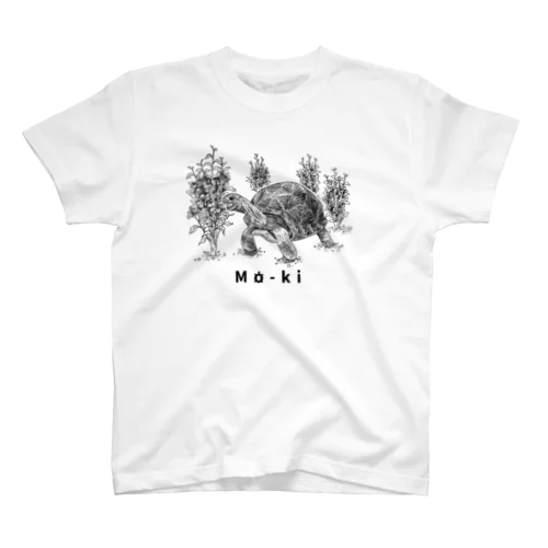 Mo-ki カメTシャツ　アルダブラゾウガメ Regular Fit T-Shirt