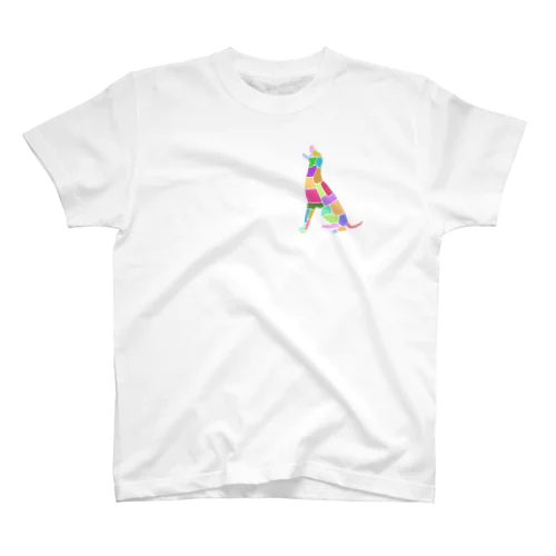 コラージュ犬　ワンポイントver. Regular Fit T-Shirt