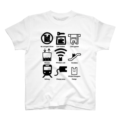 ピクトグラム」スタンダードTシャツの通販 ∞ SUZURI（スズリ）