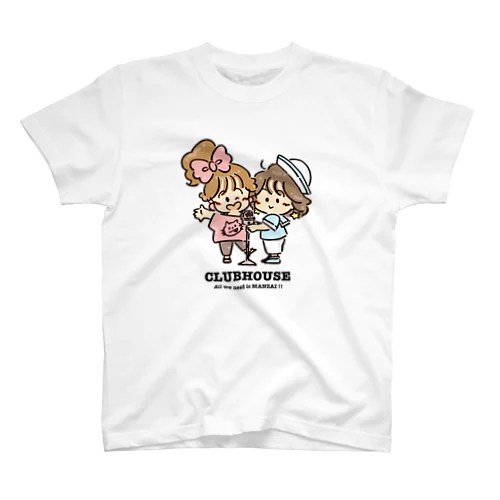 漫才コンビ「CLUBHOUSE」 Regular Fit T-Shirt